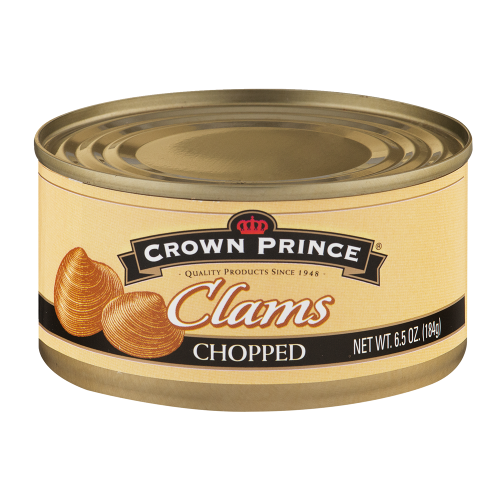 slide 1 of 1, Crown Prince Clams Chopped, 6.5 oz