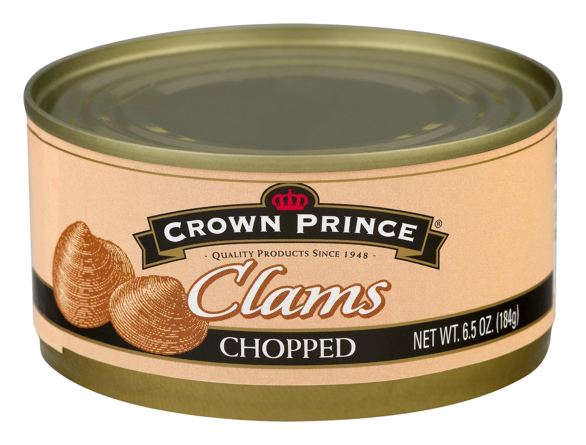 slide 1 of 1, Crown Prince Clams Chopped, 6.5 oz