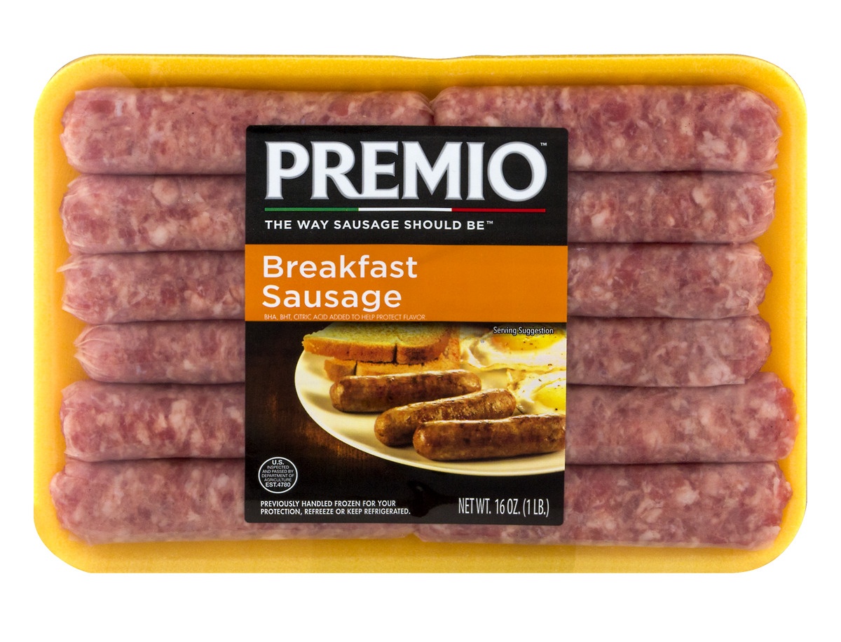 slide 1 of 1, Premio Breakfast Sausage, 16 oz