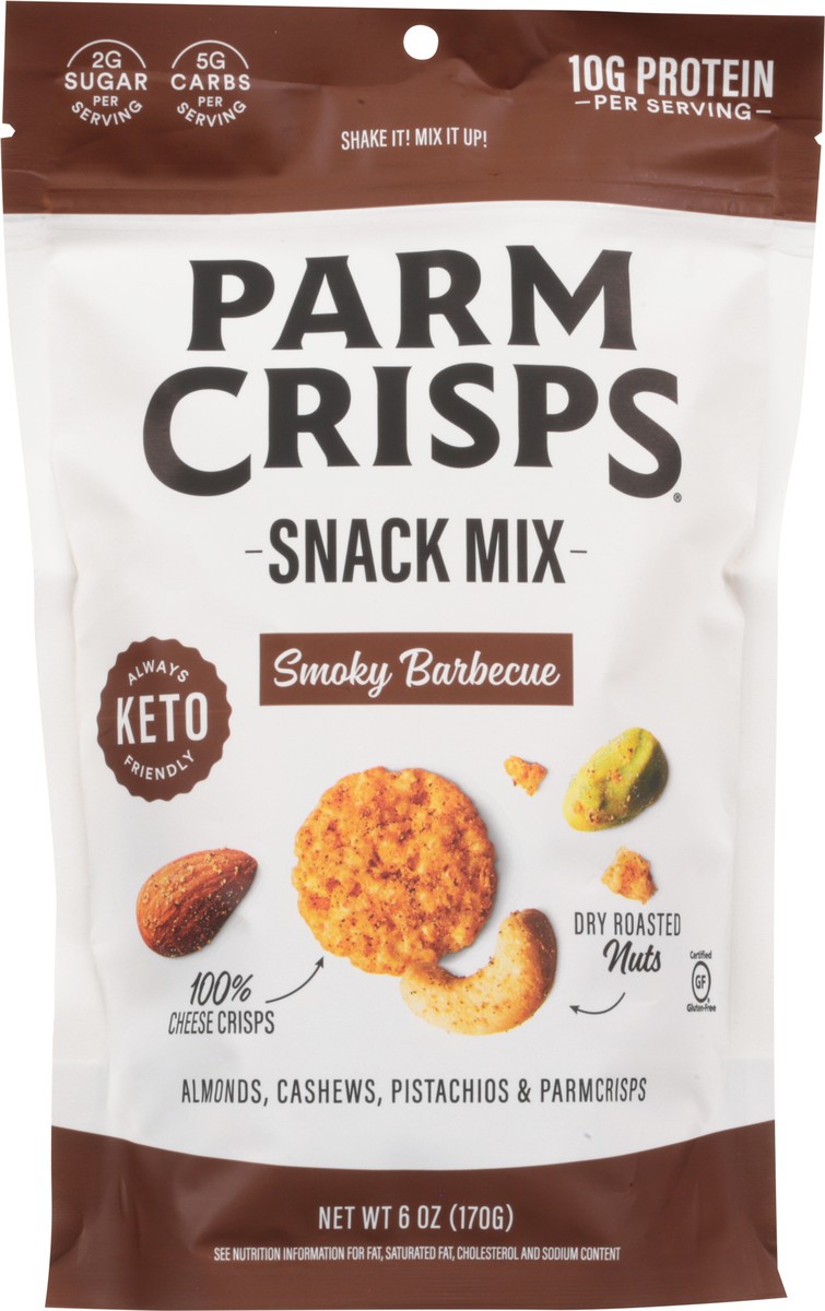 slide 4 of 7, ParmCrisps Smoky Barbecue Snack Mix 6 oz, 6 oz