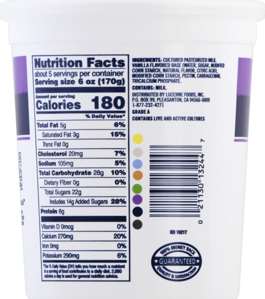 slide 5 of 7, Lucerne Dairy Farms Yogurt, 32 oz