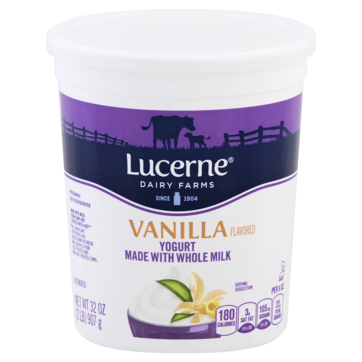 slide 7 of 7, Lucerne Dairy Farms Yogurt, 32 oz