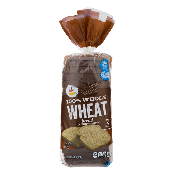 slide 1 of 1, Giant 100% Whole Wheat Bread, 16 oz