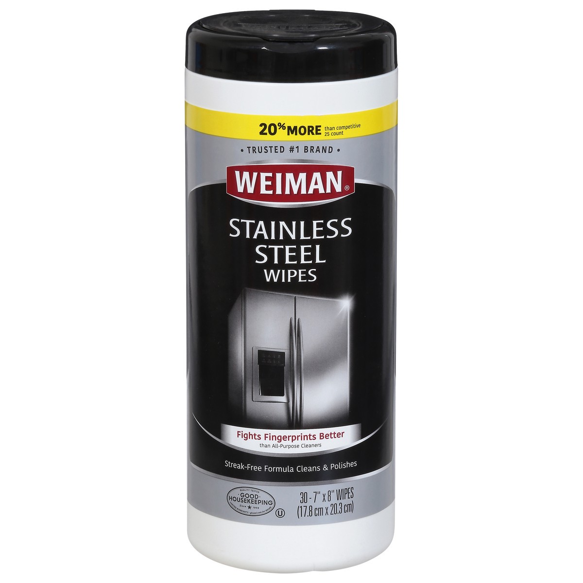 slide 1 of 68, Weiman Stainless Steel Wipes 30 ea, 30 ct