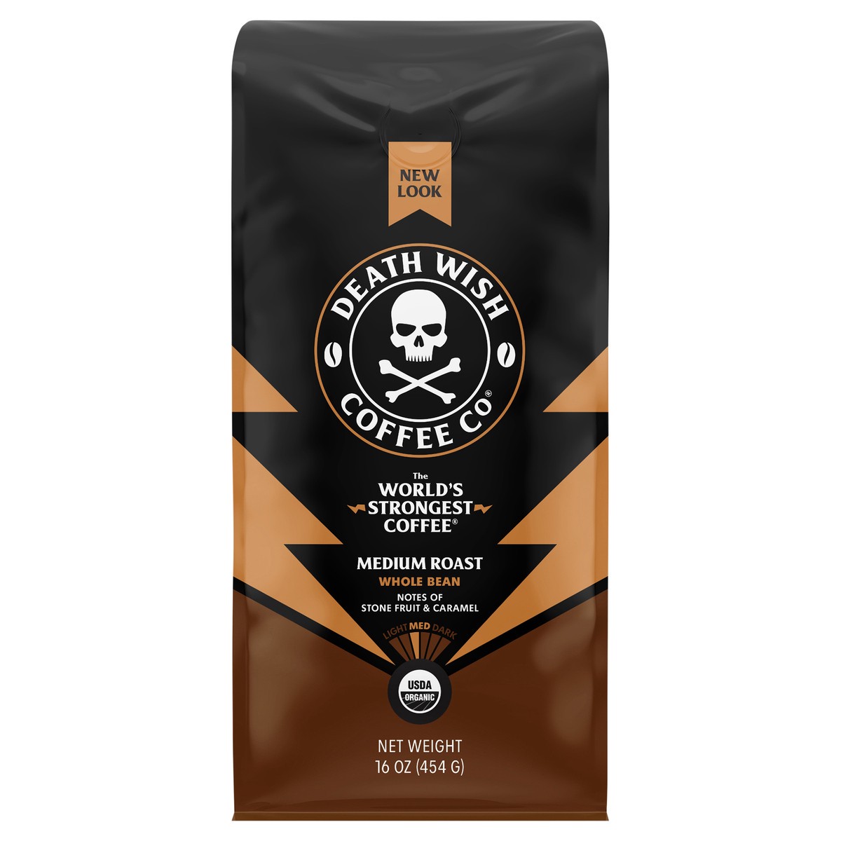 slide 1 of 6, Death Wish Coffee Co. Whole Bean Medium Roast Coffee Pods - 4.4 oz, 4.4 oz