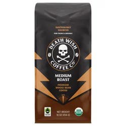 Death Wish Coffee Co. - Medium Roast Whole Bean