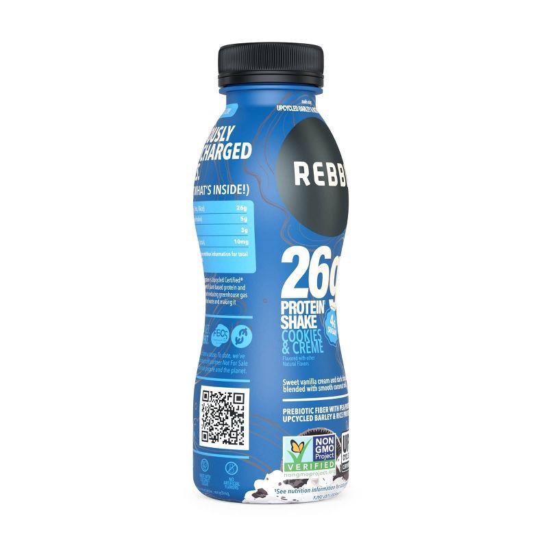 slide 4 of 4, REBBL Cookies & Creme 26g Protein Shake - 12 fl oz, 26 gram, 12 fl oz