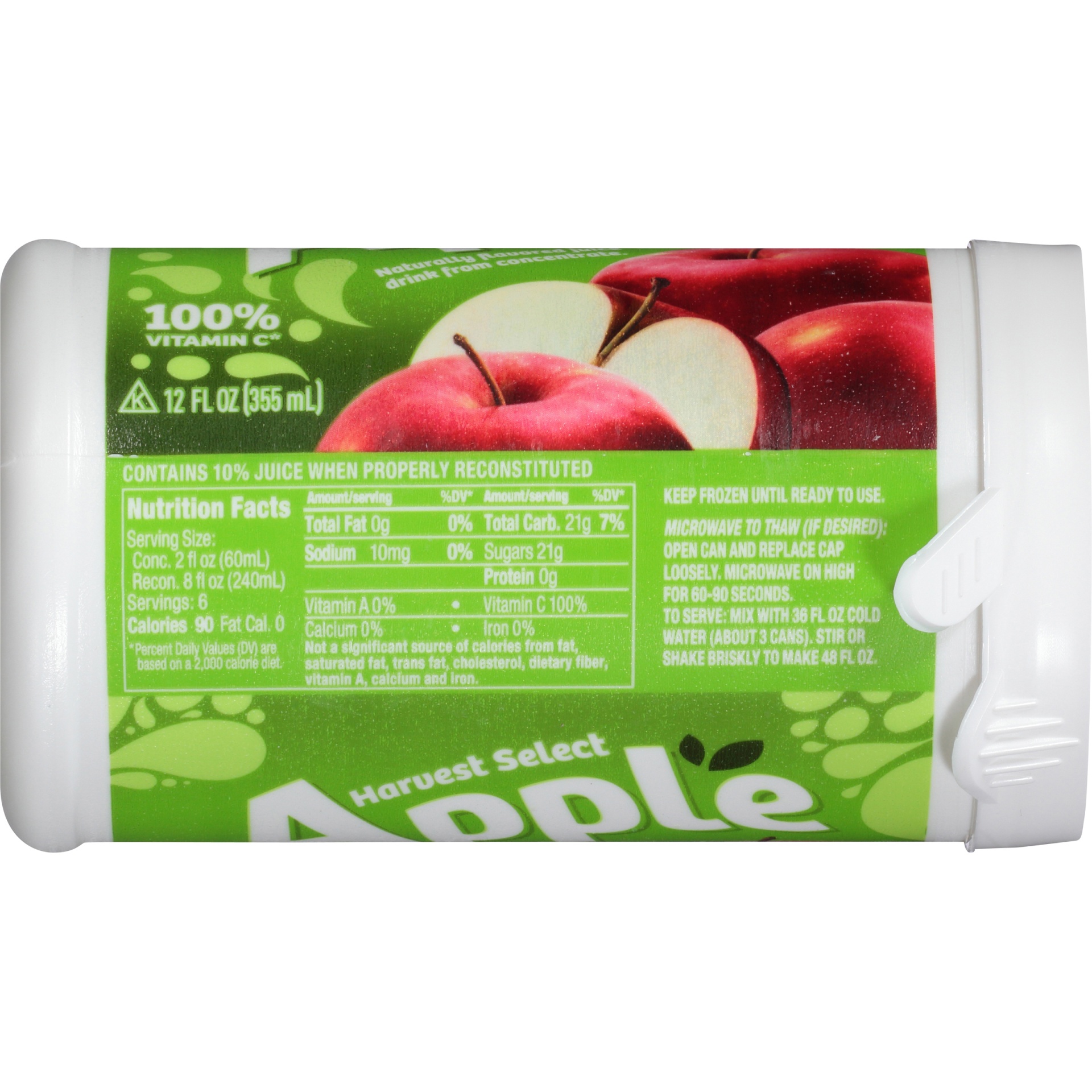 slide 4 of 8, Harvest Select Apple Juice Drink Concentrate, 12 fl oz