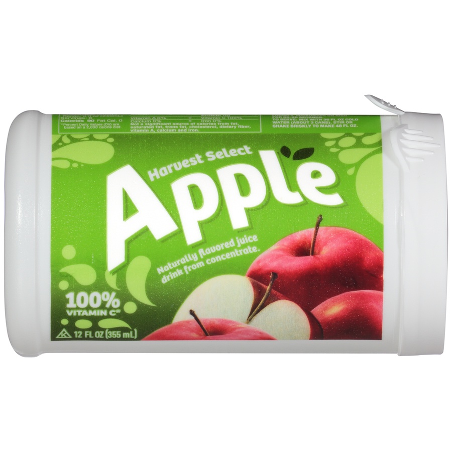 slide 1 of 8, Harvest Select Apple Juice Drink Concentrate, 12 fl oz