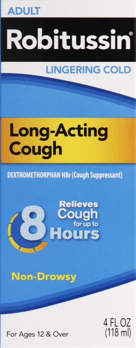 slide 5 of 5, Robitussin Long-Acting Cough 4 oz, 4 oz