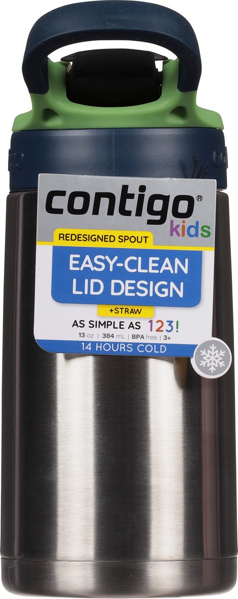slide 5 of 9, Contigo Cleanable Stainless Steel Insulated Water Bottle - Blue/Green, 1 ct