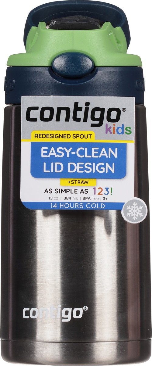 slide 6 of 9, Contigo Cleanable Stainless Steel Insulated Water Bottle - Blue/Green, 1 ct