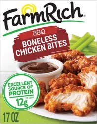 Farm Rich Barbecue Boneless Chicken Bites White Meat Chicken Fritters