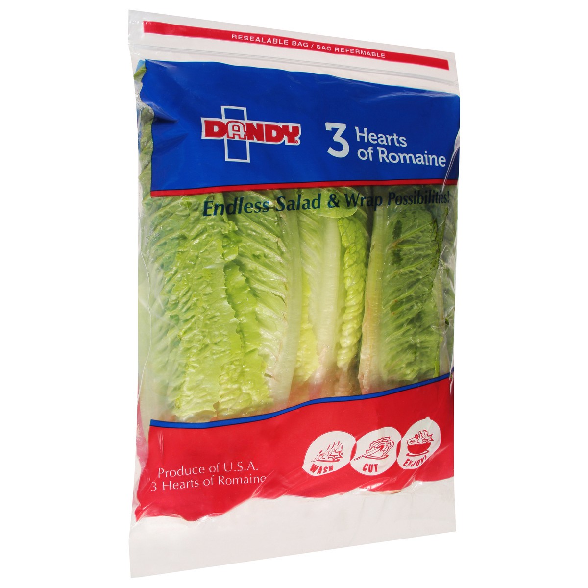 slide 4 of 11, Dandy Hearts of Romaine 3 ea, 3 ct