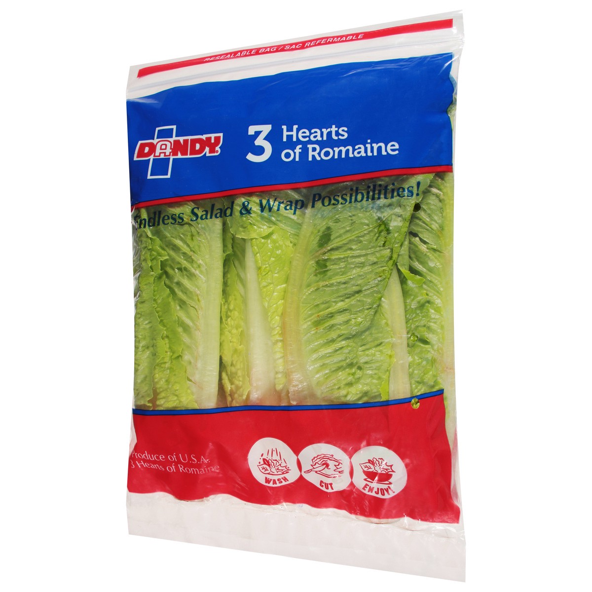 slide 10 of 11, Dandy Hearts of Romaine 3 ea, 3 ct