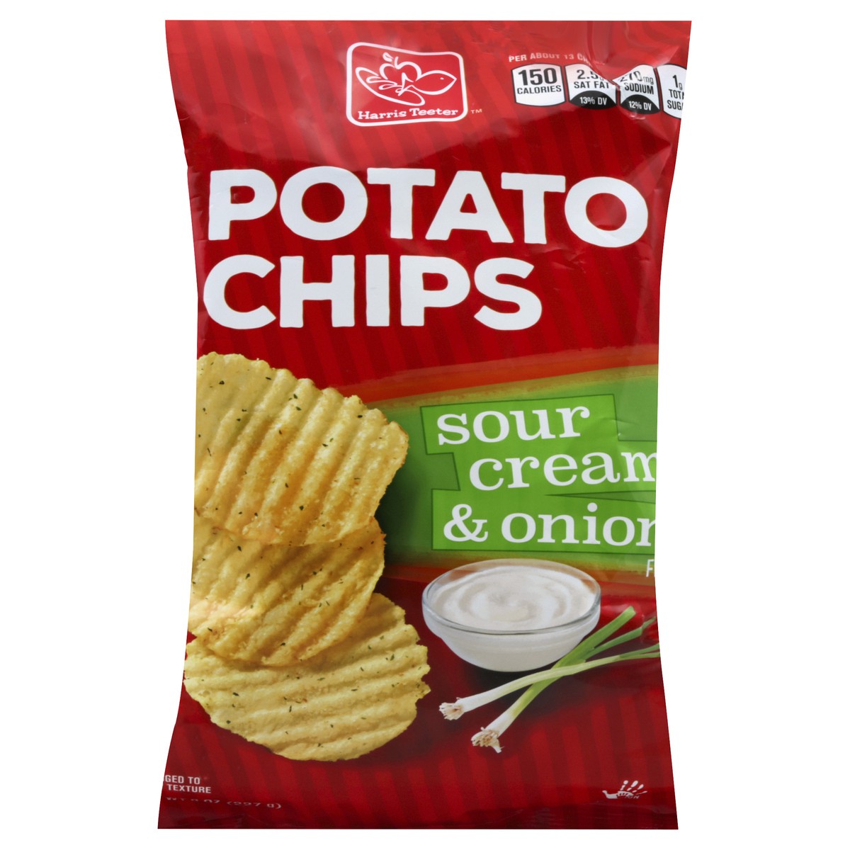 slide 3 of 5, Harris Teeter Sour Cream Onion Chips, 1 ct