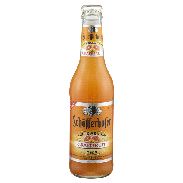 slide 1 of 1, Schofferhofer Grapefruit Hefeweizen, Single Bottle, 12 oz