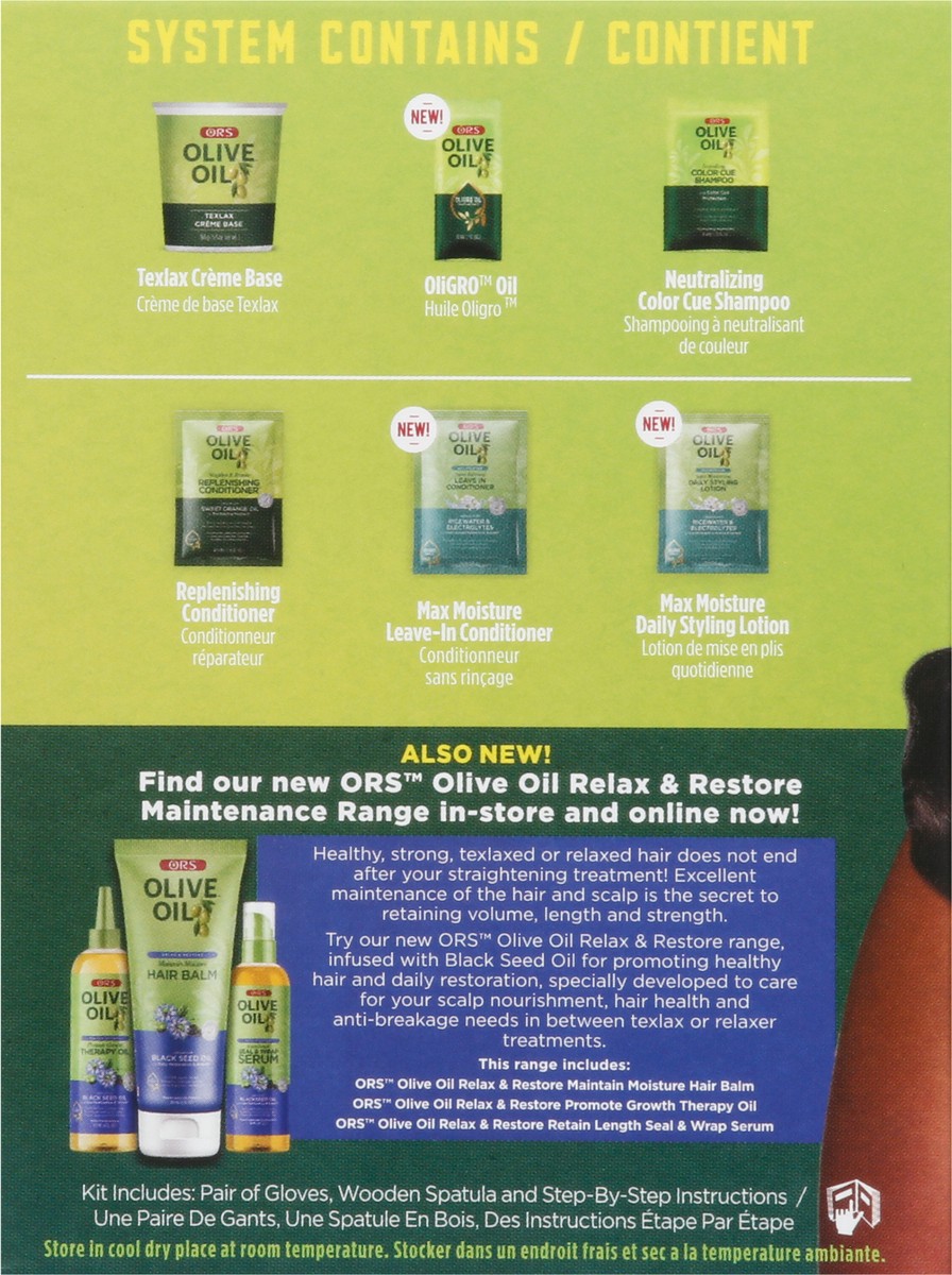 slide 4 of 13, ORS Olive Oil Texlax & Stretch Semi-Straightening System 1 ea, 1 ea
