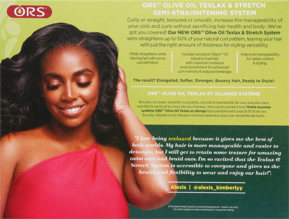 slide 10 of 13, ORS Olive Oil Texlax & Stretch Semi-Straightening System 1 ea, 1 ea