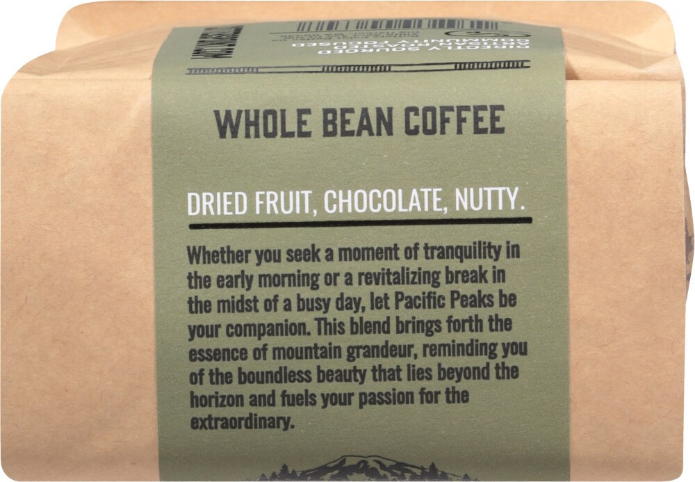 slide 2 of 4, Cutters Point Coffee Co Pacific Peaks Medium Roast Whole Bean Coffee, 12 oz