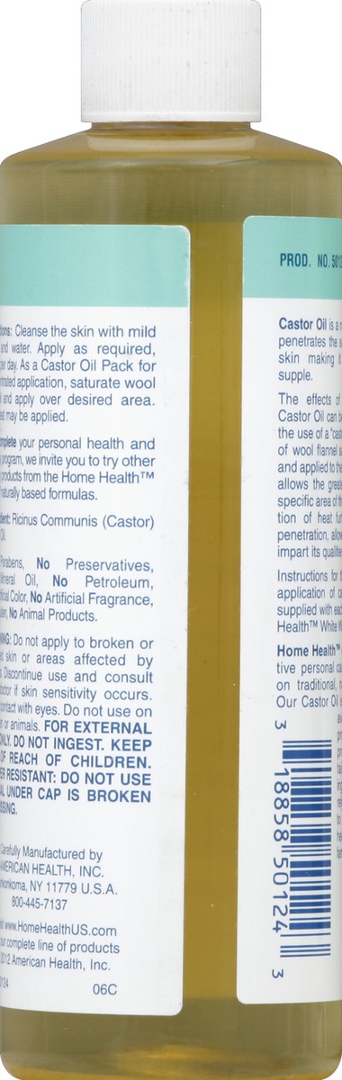 slide 3 of 3, Home Health Castor Oil 8 oz, 8 oz