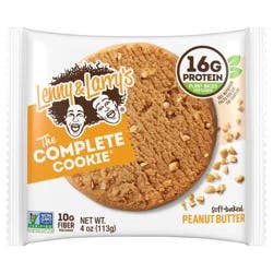 Lenny & Larry's The Complete Cookie, Peanut Butter- 4 oz