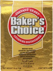 Baker's Choice Instant Yeast 16 oz