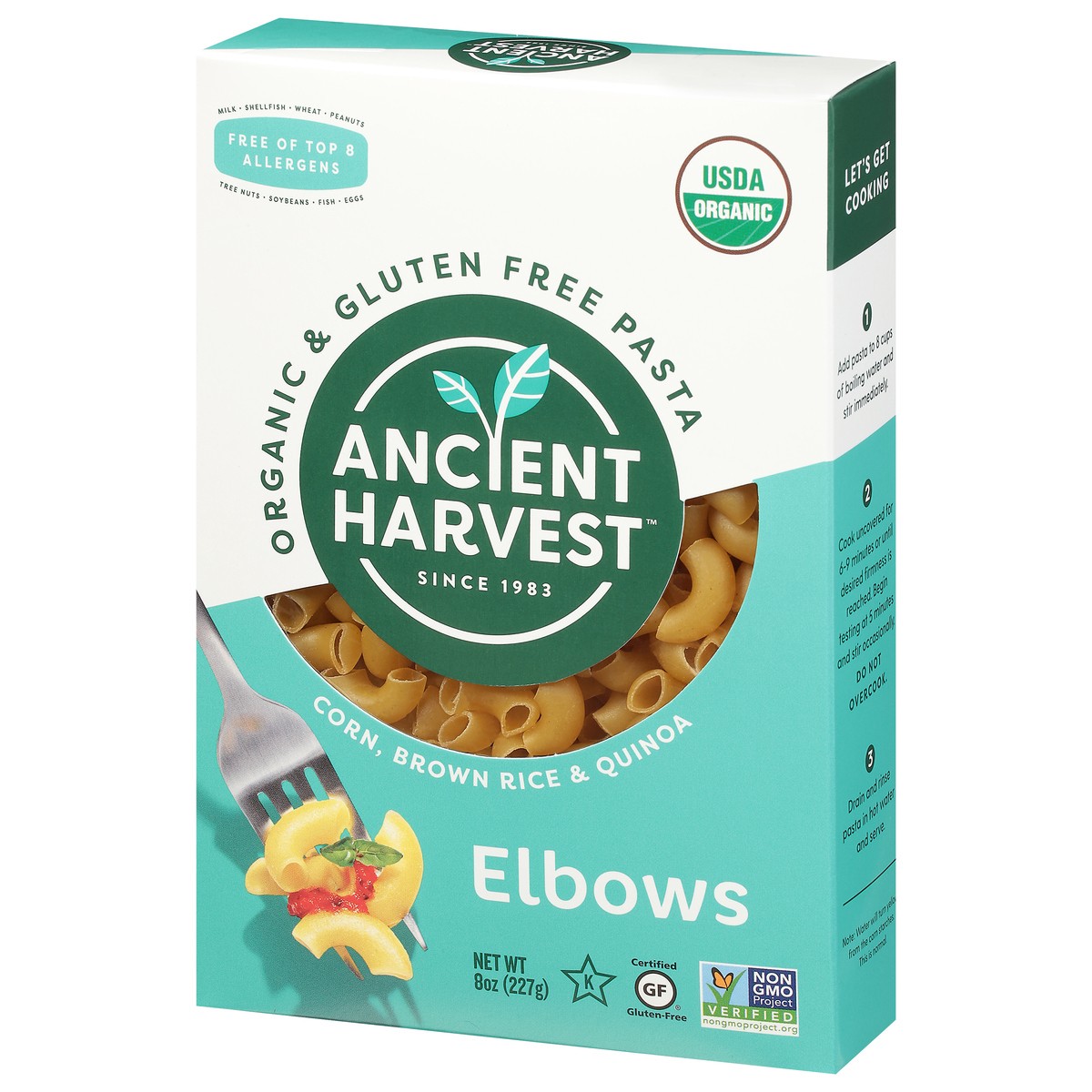 slide 7 of 14, Ancient Harvest Gluten Free Quinoa Elbow Pasta, 8 oz