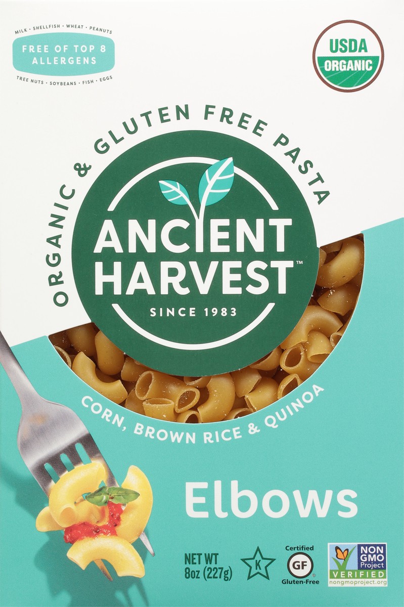 slide 9 of 14, Ancient Harvest Gluten Free Quinoa Elbow Pasta, 8 oz