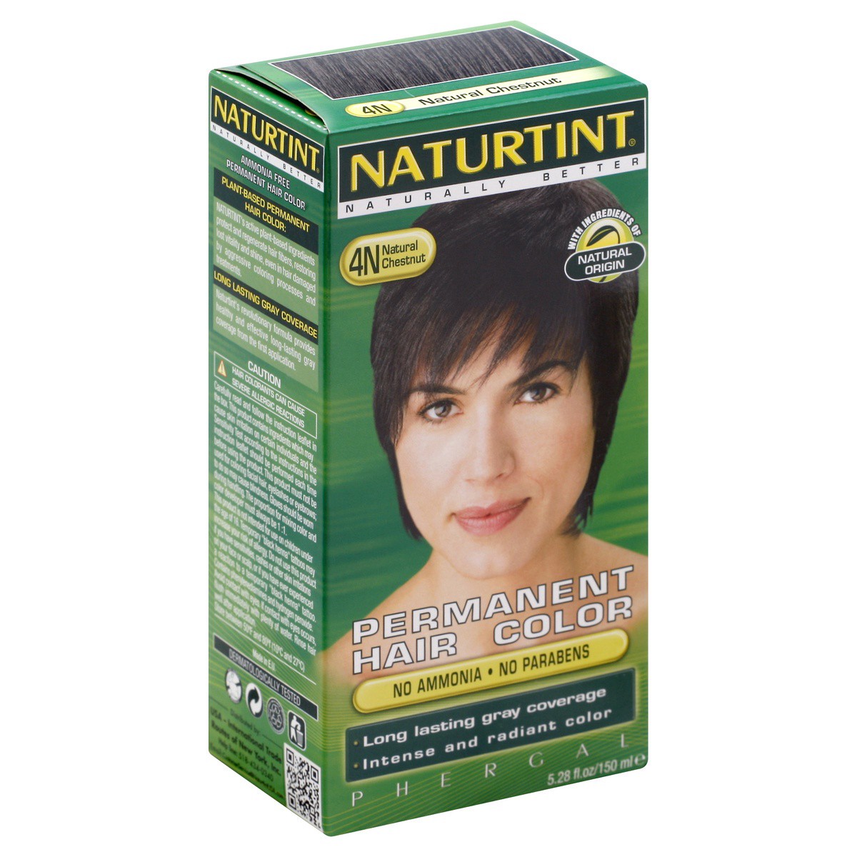 slide 1 of 7, Naturtint Natural Chestnut 4N Permanent Quinoa Mask Hair Color Gel 5.75 fl oz, 5.75 fl oz