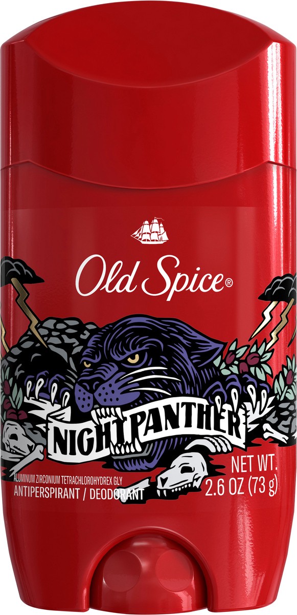 slide 4 of 7, Old Spice Anti-Perspirant Deodorant for Men, NightPanther, 2.6 Oz., 2.6 oz