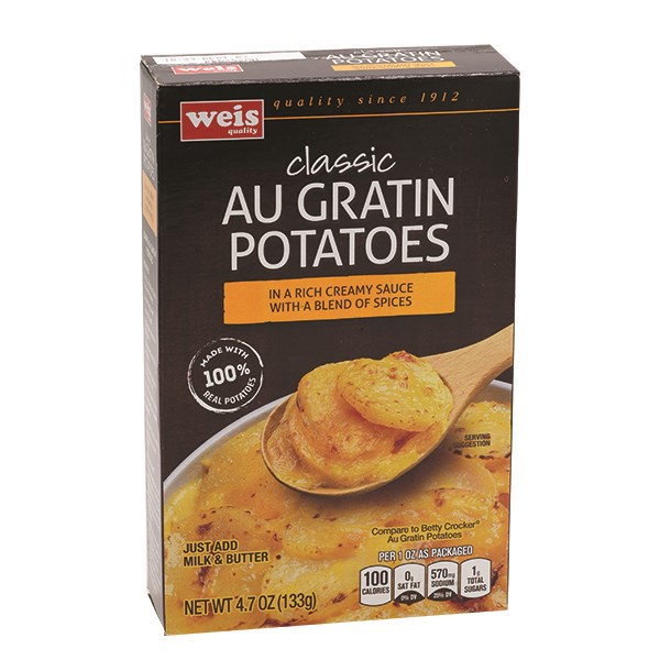 slide 1 of 6, Weis Quality Au Gratin Potato Classics, 4.7 oz