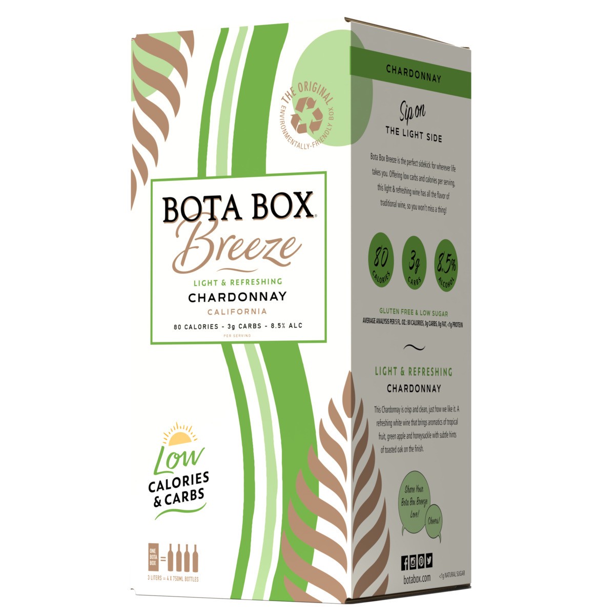 slide 5 of 9, Bota Box Chardonnay, 3 liter