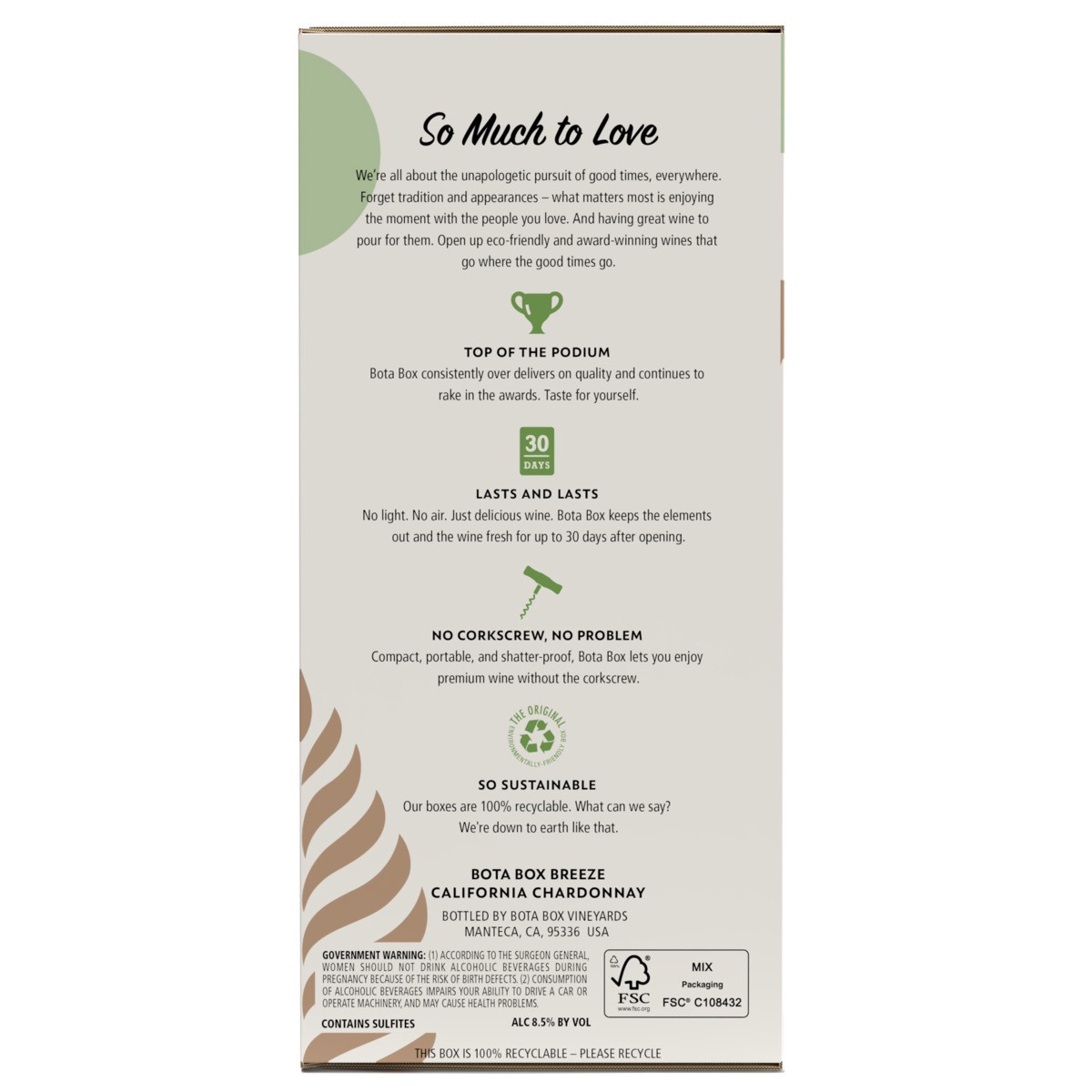 slide 6 of 9, Bota Box Chardonnay, 3 liter