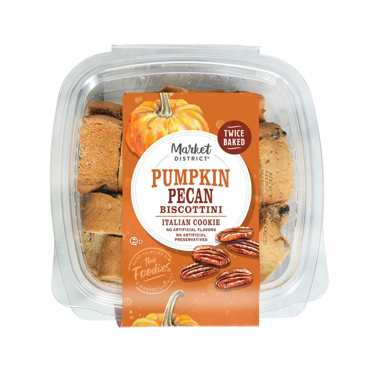 slide 1 of 1, Pumpkin Pecan Md Biscottini, 1 ct