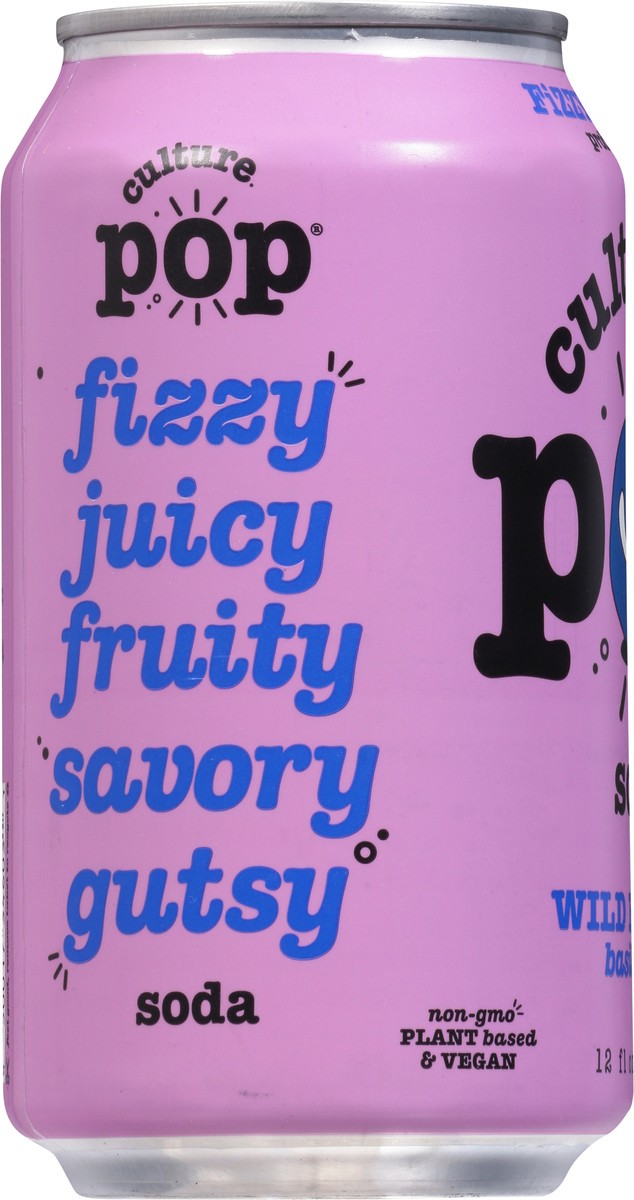 slide 4 of 9, Culture Pop Wild Berries & Lime Probiotic Soda 12 fl oz, 12 fl oz