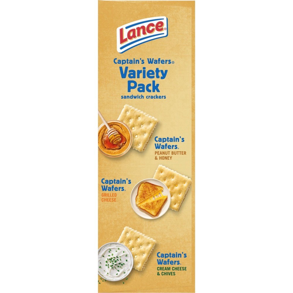 slide 3 of 6, Lance Variety Pack Captain's Wafer Cracker Sandwiches, 14 ct