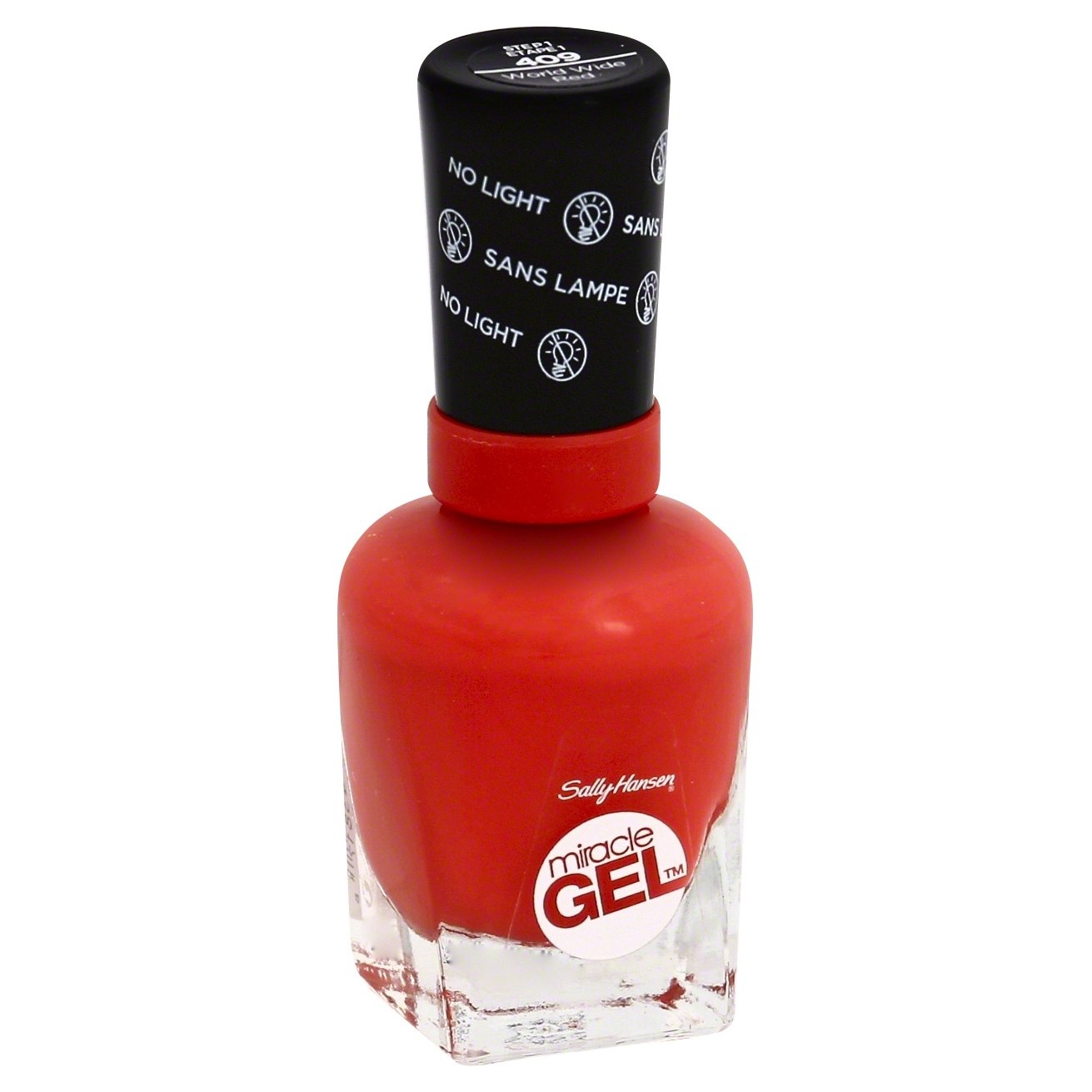 slide 1 of 3, Sally Hansen Miracle Gel - World Wide Red, 0.5 fl oz