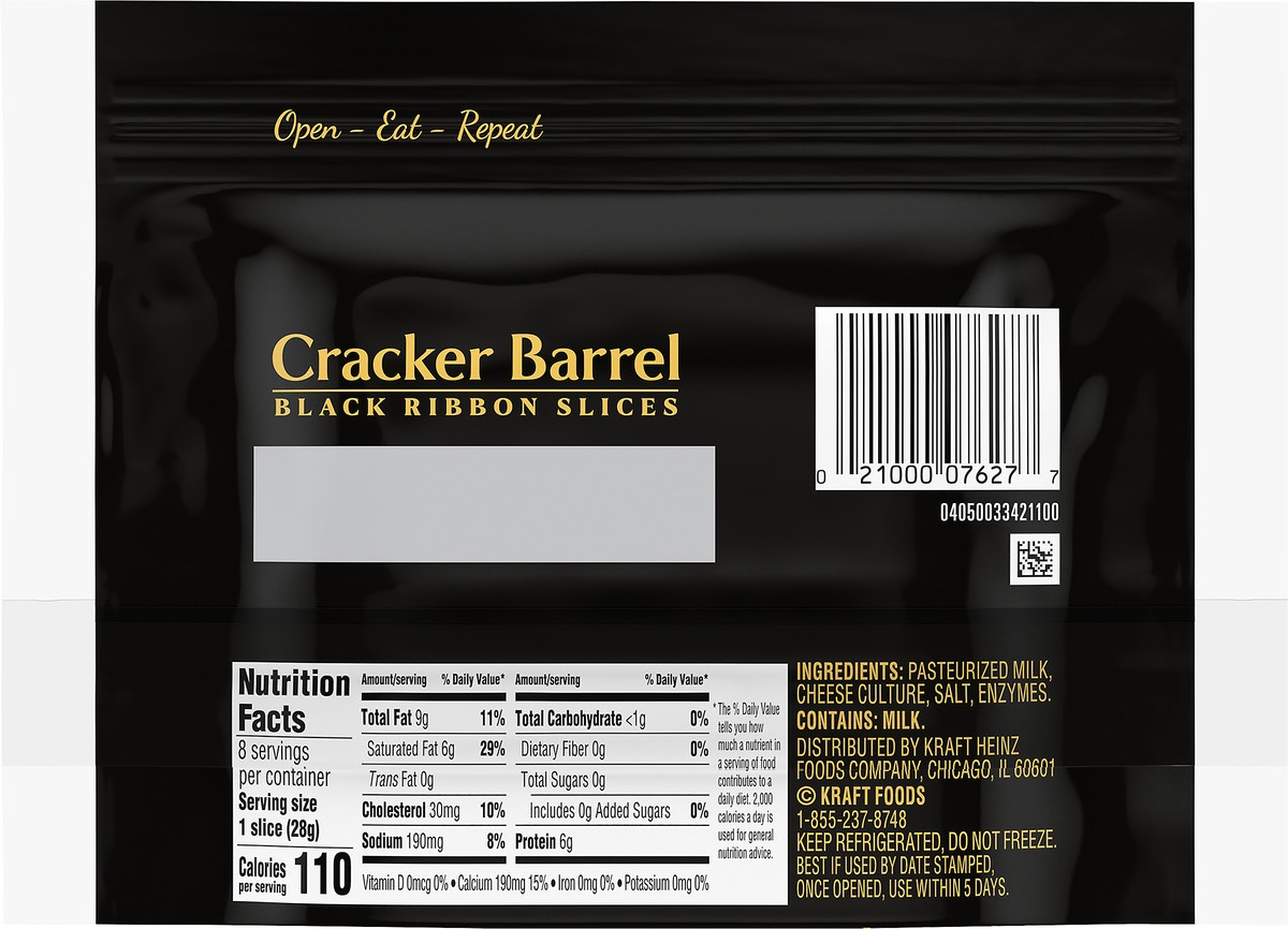 slide 9 of 10, Cracker Barrel California Smoked Provolone, 8 oz