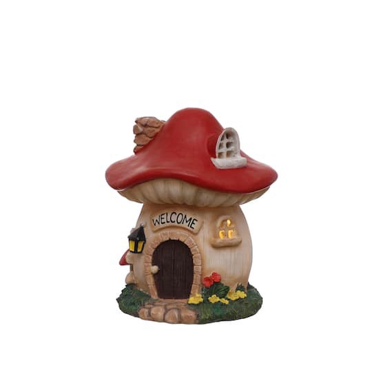 slide 1 of 3, Mini Led Mushroom House Decoration By Ashland, 5.75 in x 5.5 in x 5.5 in