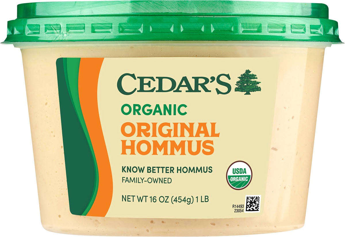 slide 4 of 4, Cedar's Hommus, Organic, Original, 16 oz