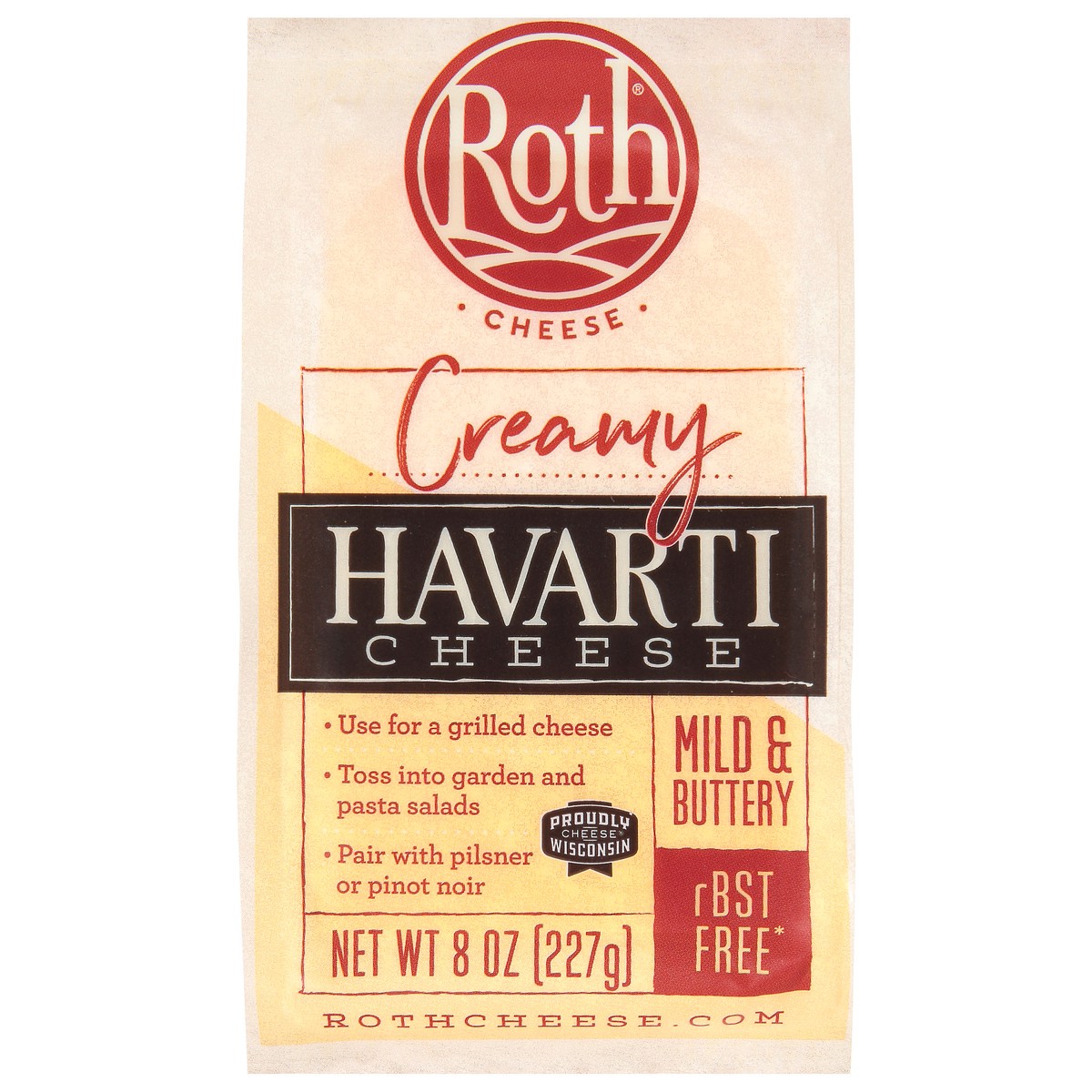 slide 3 of 3, Roth Creamy Havarti, 8 oz