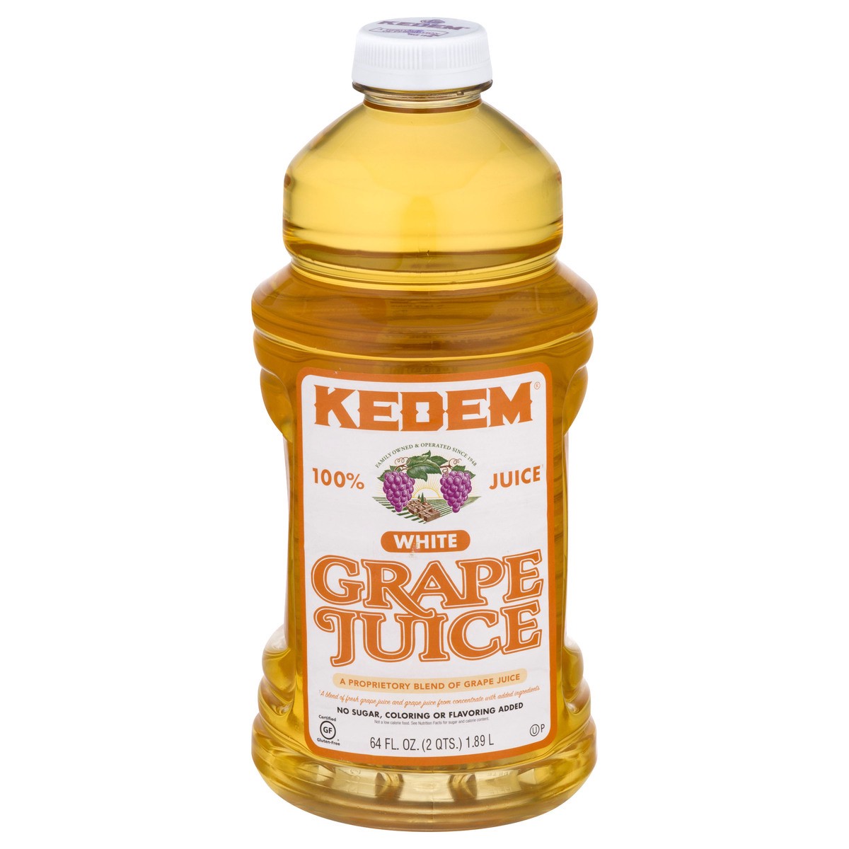 slide 9 of 12, Kedem White Grape 100% Juice - 64 oz, 64 oz