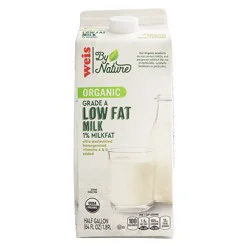 Weis Organics Lowfat Milk