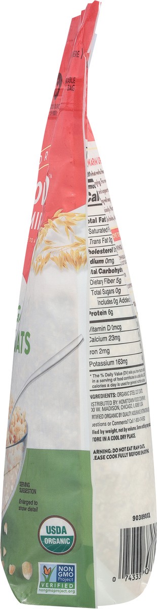 slide 9 of 9, Arrowhead Mills Organic Gluten Free Steel Cut Oats, 24 oz