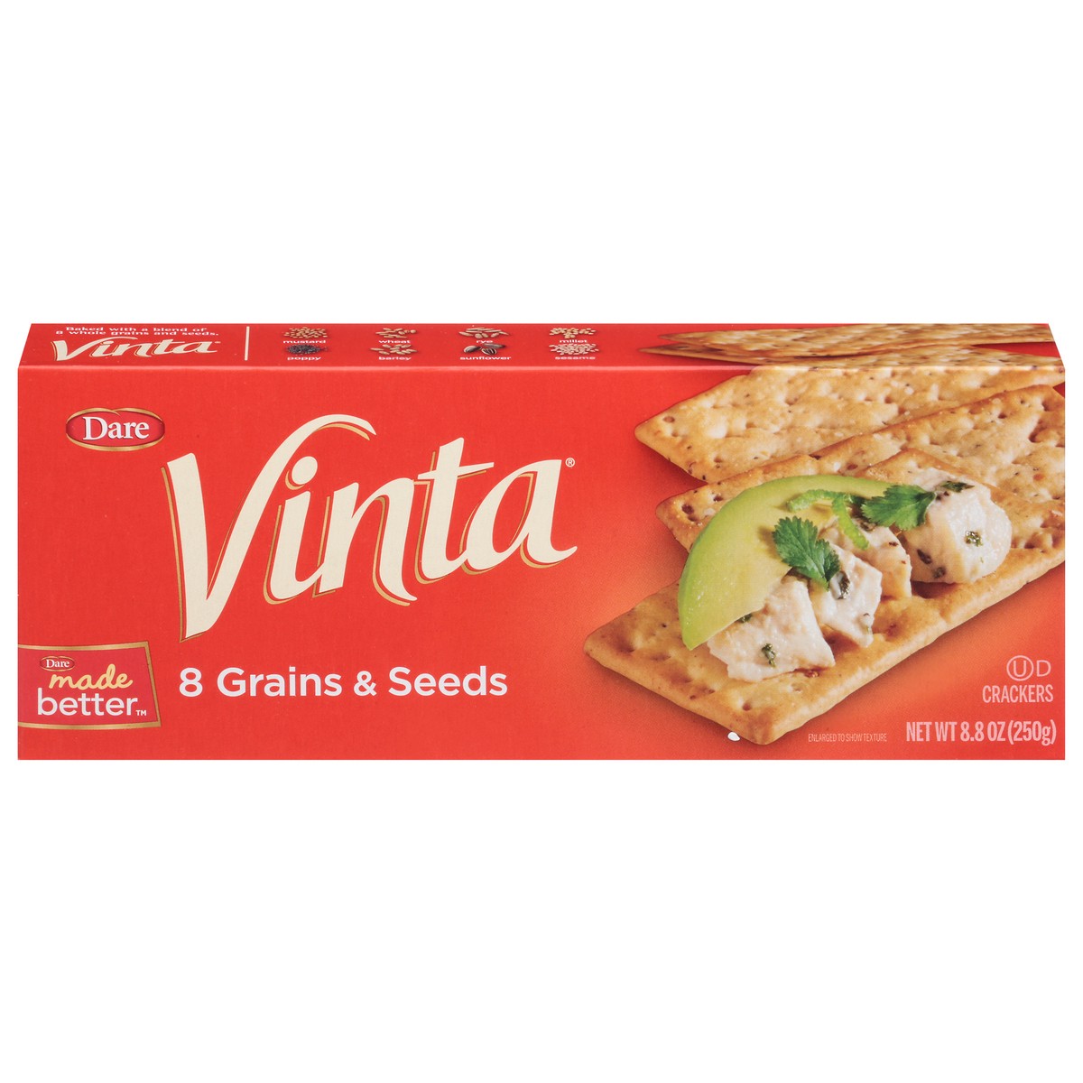 slide 1 of 13, Dare Vinta Crackers, 8.8 oz