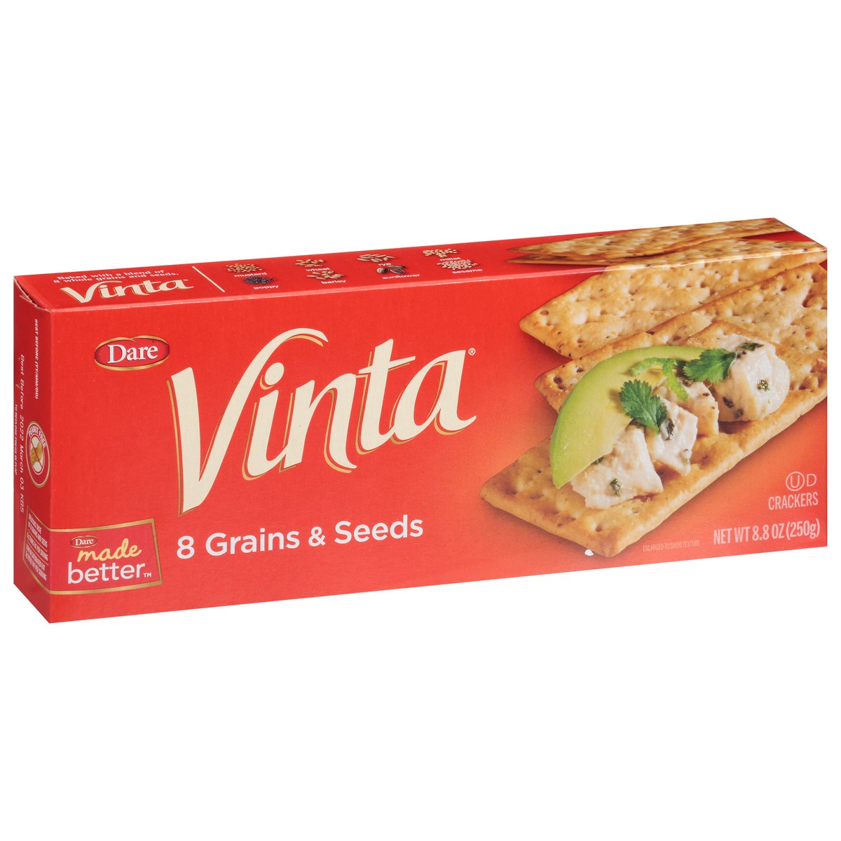 slide 3 of 13, Dare Vinta Crackers, 8.8 oz