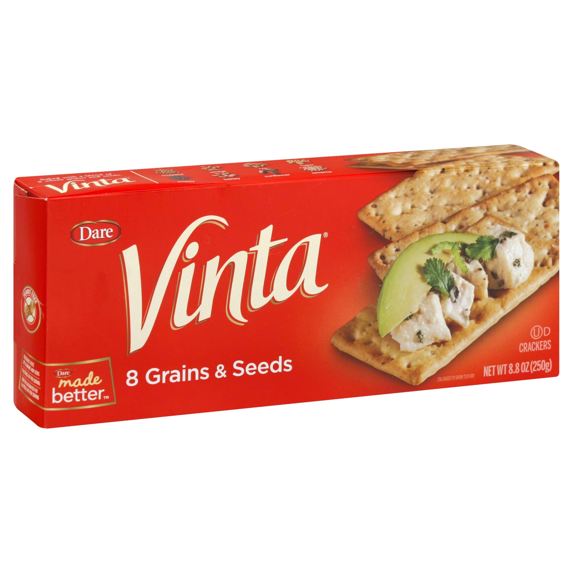 slide 1 of 2, Dare Vinta Crackers, 8.8 oz