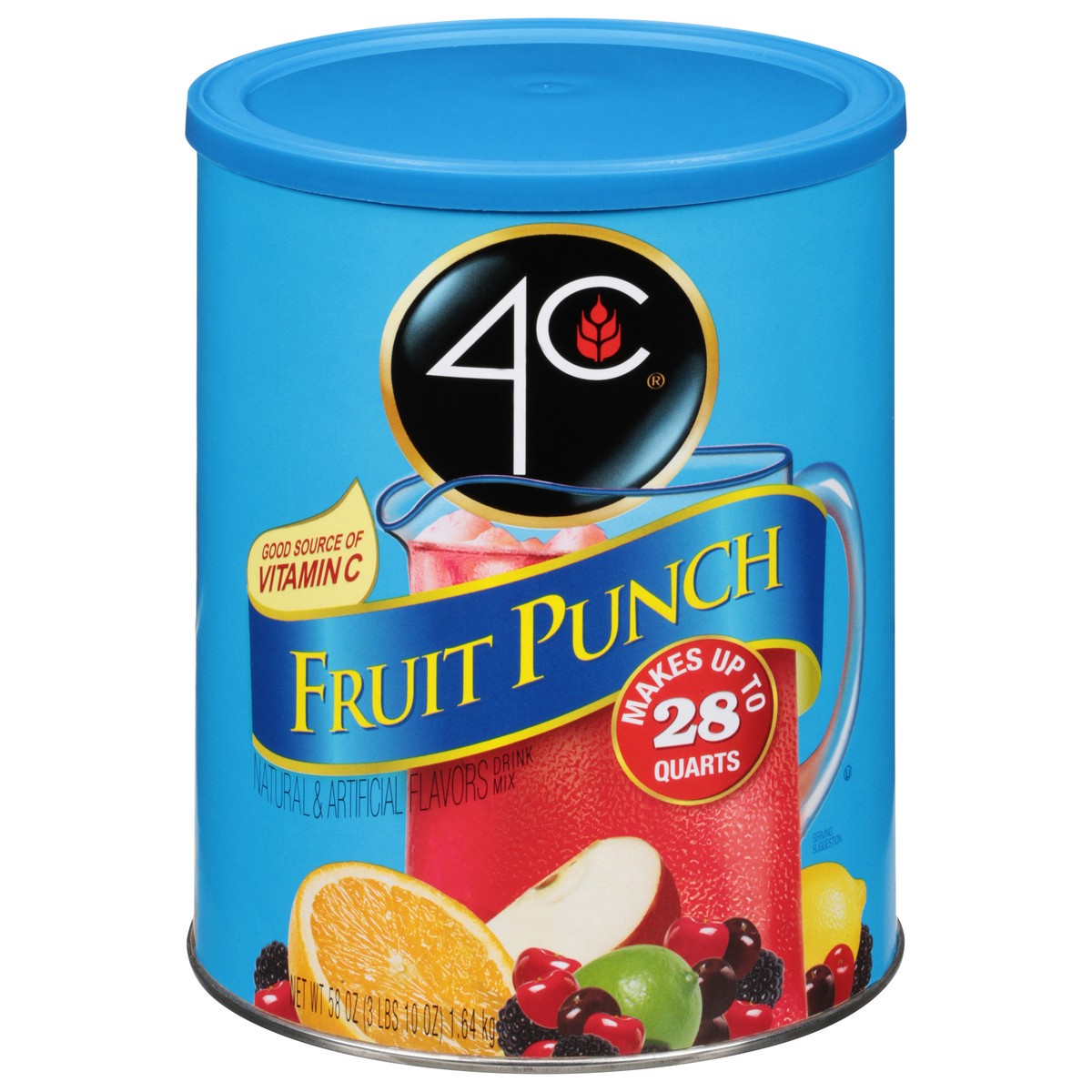 slide 1 of 1, 4C Fruit Punch Mx 28Qt, 63 oz