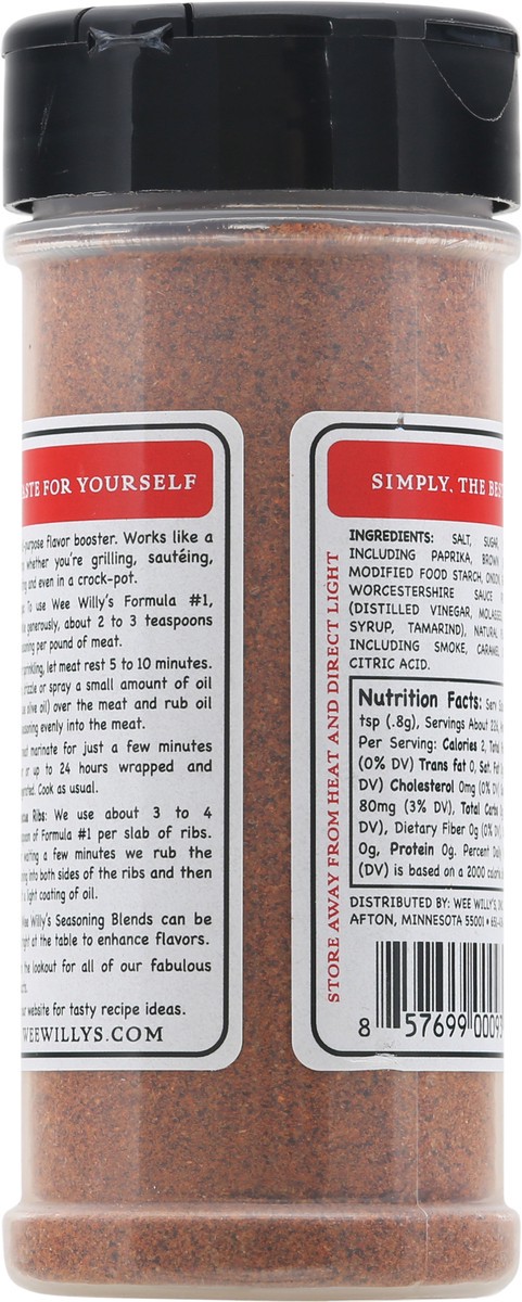 slide 4 of 12, Wee Willy's Formula No 1 Dry Marinade, 6.4 oz